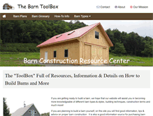 Tablet Screenshot of barntoolbox.com